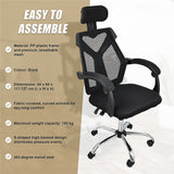 Office Chair Gaming Computer Chairs Mesh Back Foam Seat - Black - Extra Image
