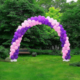 3x4m Full Set Balloon Arch Column Kit Floor Base Stand For Wedding & Party - Front View