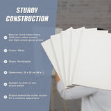 5 pack of 20x30cm Artist Blank Stretched Canvas Canvases Art Large White Range Oil Acrylic Wood - Extra Image