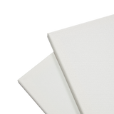 5 pack of 20x30cm Artist Blank Stretched Canvas Canvases Art Large White Range Oil Acrylic Wood - Close-Up Angle