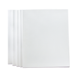 5 pack of 50x60cm Artist Blank Stretched Canvas Canvases Art Large White Range Oil Acrylic Wood