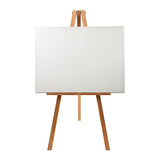 5 pack of 50x60cm Artist Blank Stretched Canvas Canvases Art Large White Range Oil Acrylic Wood - Top-Down View