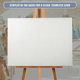 5 pack of 50x60cm Artist Blank Stretched Canvas Canvases Art Large White Range Oil Acrylic Wood - Extra Image