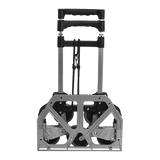 Stair Climbing Trolley 6 Wheels Aluminium Folding Hand Cart Climb Steps - Top-Down View