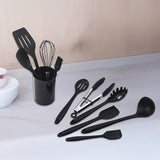 11pcs Kitchen Utensil Set Silicone Heat-Resistant Non-Stick Kitchen Utensils kit - Front View