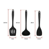 11pcs Kitchen Utensil Set Silicone Heat-Resistant Non-Stick Kitchen Utensils kit - Extra Image