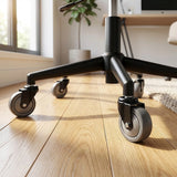 5x Office Chair Caster Wheels Set – Heavy Duty Universal Replacement for All Floors - 45-Degree Angle