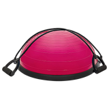 Yoga Balance Trainer Exercise Ball for Arm, Leg, Core Workout with Pump, 2 Resistance Bands - Top-Down View