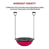 Yoga Balance Trainer Exercise Ball for Arm, Leg, Core Workout with Pump, 2 Resistance Bands - Extra Image