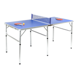 152cm Portable Tennis Table, Folding Ping Pong Table Game Set