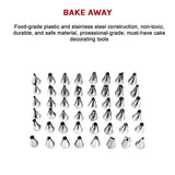 164Pcs Cake Decorating Kit Turntable Rotating Baking Flower Icing Piping Nozzles - Extra Image