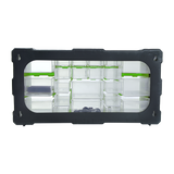 22 Multi Drawer Parts Storage Cabinet Unit Organiser Home Garage Tool Box - Top-Down View