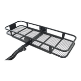 Car Luggage Basket Trailer Hitch Cargo Carrier - Top-Down View