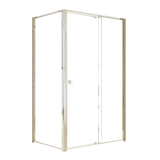 Semi Frameless Shower Screen (114~122)x 195cm & (98~101)x195cm Side AS/NZS Glass