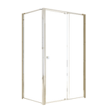 Semi Frameless Shower Screen (114~122)x 195cm & (77~80)x 195cm Side AS/NZS Glass