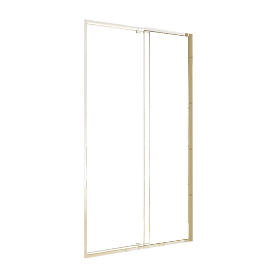 Adjustable Semi Frameless Shower Screen (114~122) x 195cm Australian Safety Glass