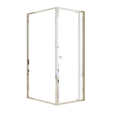 Semi Frameless Shower Screen (74~82)x 195cm & (98~101)x 195cm Side AS/NZS Glass