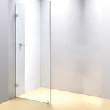 900 x 2100mm Frameless 10mm Safety Glass Shower Screen - Front View