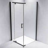 Shower Screen 1000x700x1900mm Framed Safety Glass Pivot Door By Della Francesca - Front View