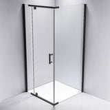 Shower Screen 1000x900x1900mm Framed Safety Glass Pivot Door By Della Francesca - Front View
