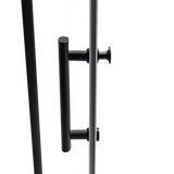Shower Screen 1000x900x1900mm Framed Safety Glass Pivot Door By Della Francesca - Rear View