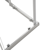 900 x 1200mm Sliding Door Nano Safety Glass Shower Screen By Della Francesca - Top-Down View