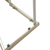 1000 x 1200mm Sliding Door Nano Safety Glass Shower Screen By Della Francesca - Top-Down View