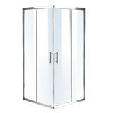 1200 x 1000mm Sliding Door Nano Safety Glass Shower Screen By Della Francesca - Side View