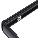 1200 x 1200mm Sliding Door Nano Safety Glass Shower Screen By Della Francesca - Top-Down View