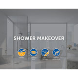700 x 2000mm Frameless 10mm Safety Glass Shower Screen
