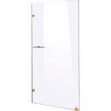 800 x 2100mm Frameless 10mm Safety Glass Shower Screen - Extra Image