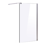 1000 x 2100mm Frameless 10mm Safety Glass Shower Screen