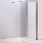 1000 x 2000mm Frameless 10mm Safety Glass Shower Screen, image 2