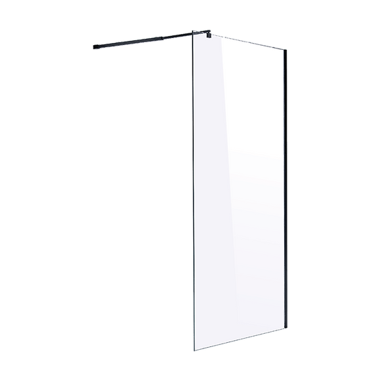 1000 x 2100mm Frameless 10mm Safety Glass Shower Screen