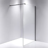 1000 x 2000mm Frameless 10mm Safety Glass Shower Screen - Front View