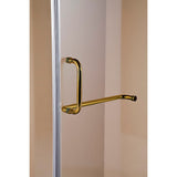 1000 x 1000mm Frameless 10mm Glass Shower Screen By Della Francesca - Top-Down View
