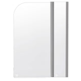 180 Degree Pivot Door 6mm Safety Glass Bath Shower Screen 1200x1400mm By Della Francesca