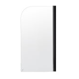 180 Degree Pivot Door 6mm Safety Glass Bath Shower Screen 800x1400mm By Della Francesca - Rear View
