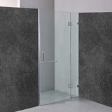 120 x 200cm Wall to Wall Frameless Shower Screen 10mm Glass By Della Francesca