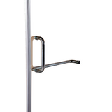 1000 x 1000mm Frameless 10mm Glass Shower Screen By Della Francesca - Top-Down View