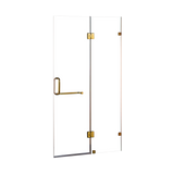 120 x 200cm Wall to Wall Frameless Shower Screen 10mm Glass By Della Francesca