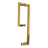 120 x 200cm Wall to Wall Frameless Shower Screen 10mm Glass By Della Francesca - 45-Degree Angle