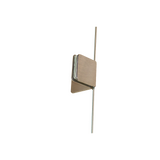 1000 x 700mm Frameless 10mm Glass Shower Screen By Della Francesca - Close-Up Angle