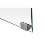 1100 x 700mm Frameless 10mm Glass Shower Screen By Della Francesca