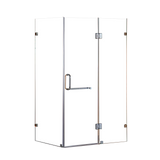 1100 x 900mm Frameless 10mm Glass Shower Screen By Della Francesca