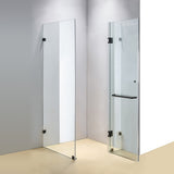 1000 x 700mm Frameless 10mm Glass Shower Screen By Della Francesca