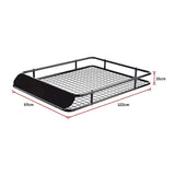 Universal Roof Rack Basket - Car Luggage Carrier Steel Cage Vehicle Cargo - Extra Image