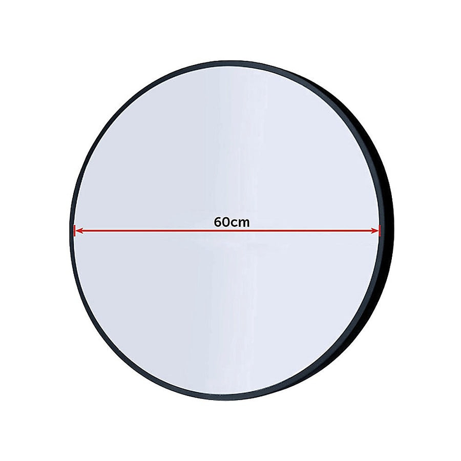 60cm Round Wall Mirror Bathroom Makeup Mirror by Della Francesca
