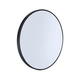 70cm Round Wall Mirror Bathroom Makeup Mirror by Della Francesca - 45-Degree Angle