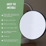 70cm Round Wall Mirror Bathroom Makeup Mirror by Della Francesca - Extra Image